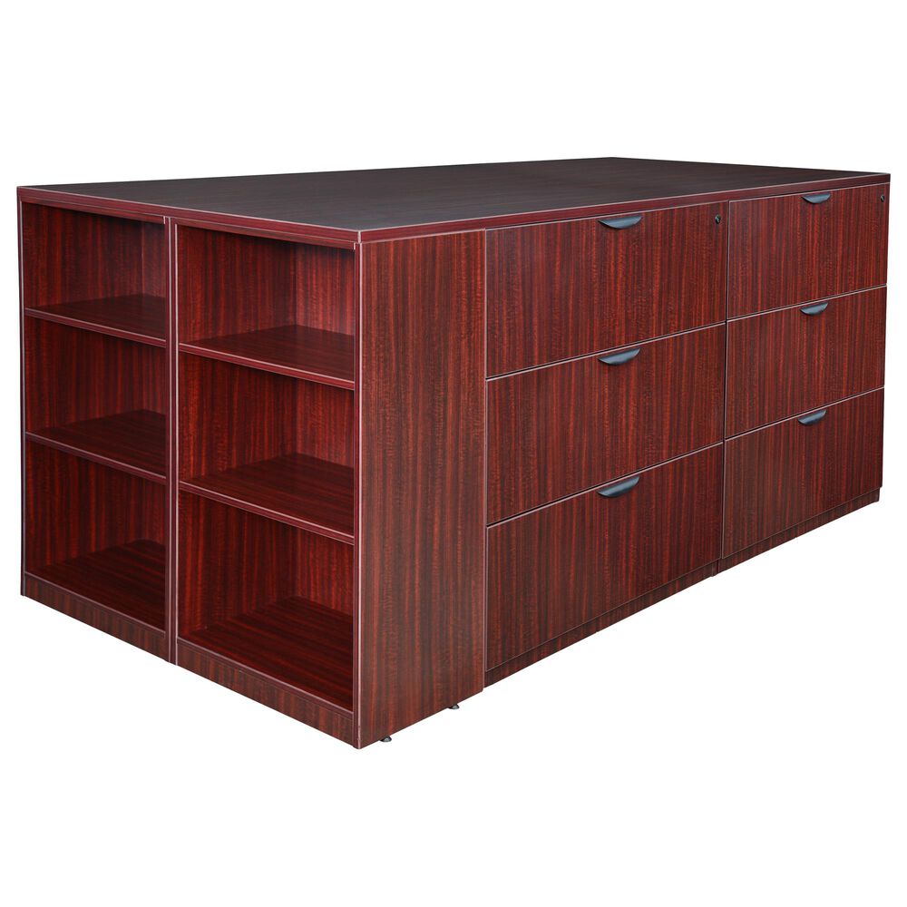 Regency Global Sourcing Legacy 5-Piece Stand Up Office Set in Mahogany, , large