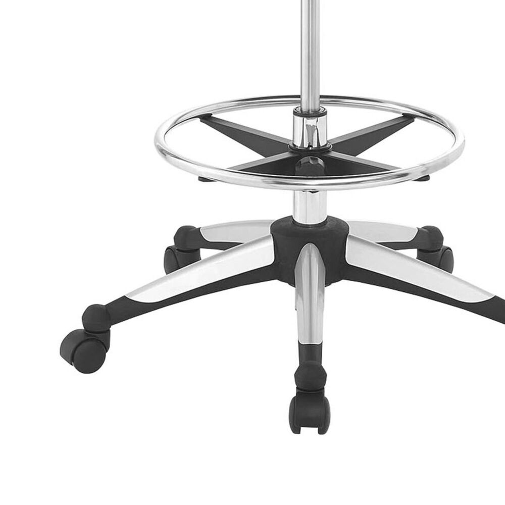 Modway Charge Drafting Stool in Black, , large