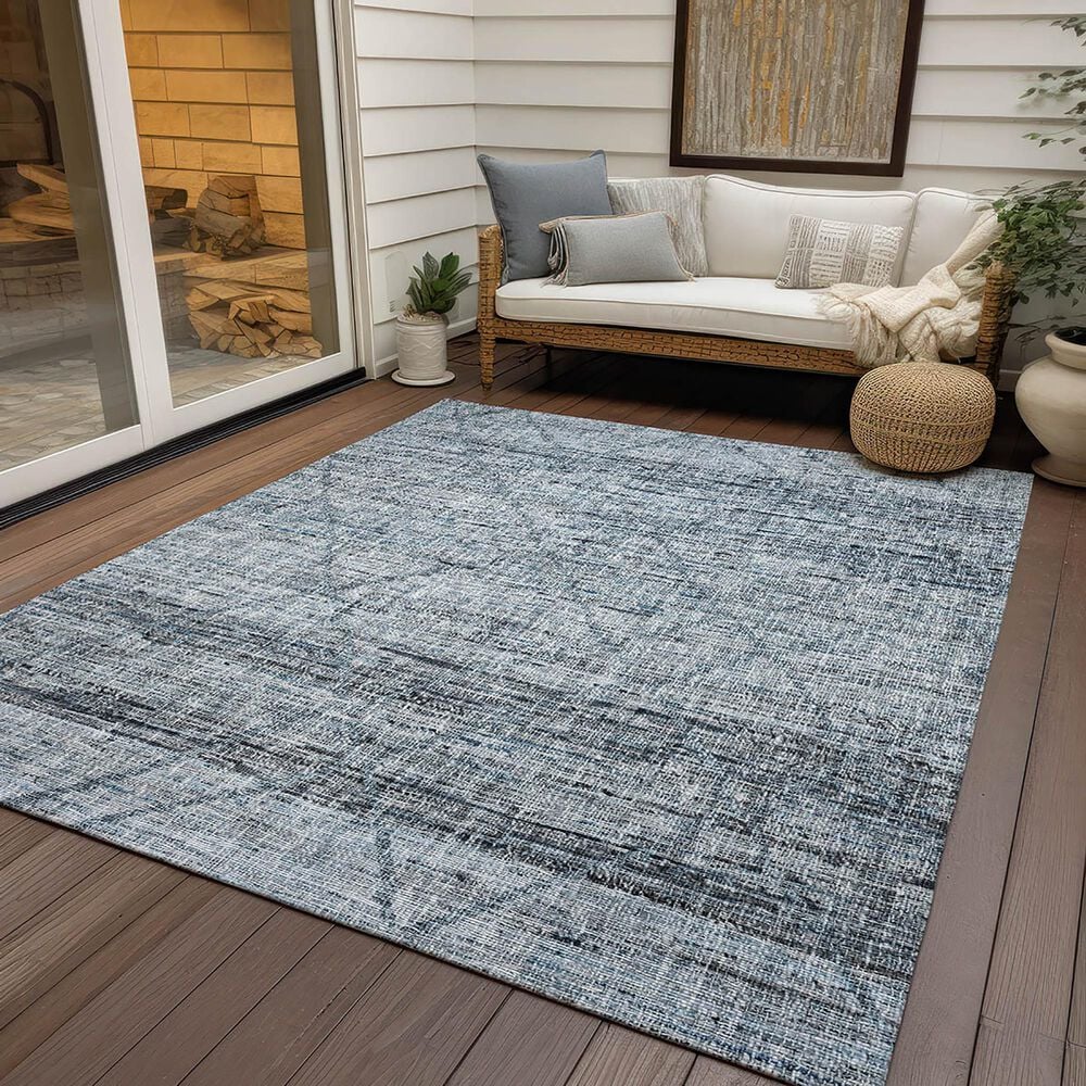 Dalyn Rug Company Portico PO1 Blue 9&#39; x 12&#39; Area Rug, , large