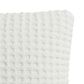 Sunday Citizen Snug Waffle 20" Square Throw Pillow in Off White, , large
