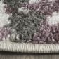 Safavieh Adirondack ADR115L 6" Round Ivory and Purple Area Rug, , large