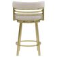 Armen Living Santorini Counter Stool in Gold, , large