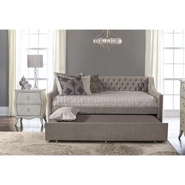 Richlands Furniture Jaylen Button Tufted Daybed with Trundle in Smoke, , large