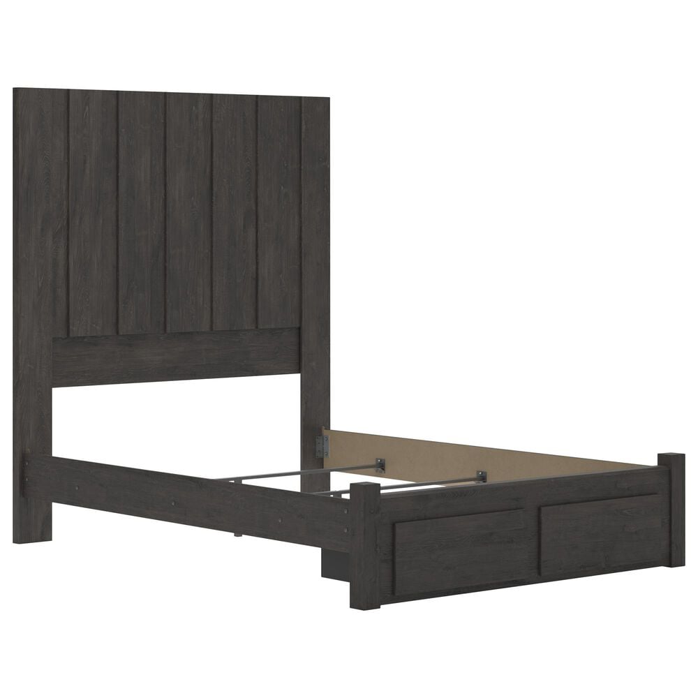 Ashley Fraluna Queen Panel Storage Bed  in Charcoal, , large