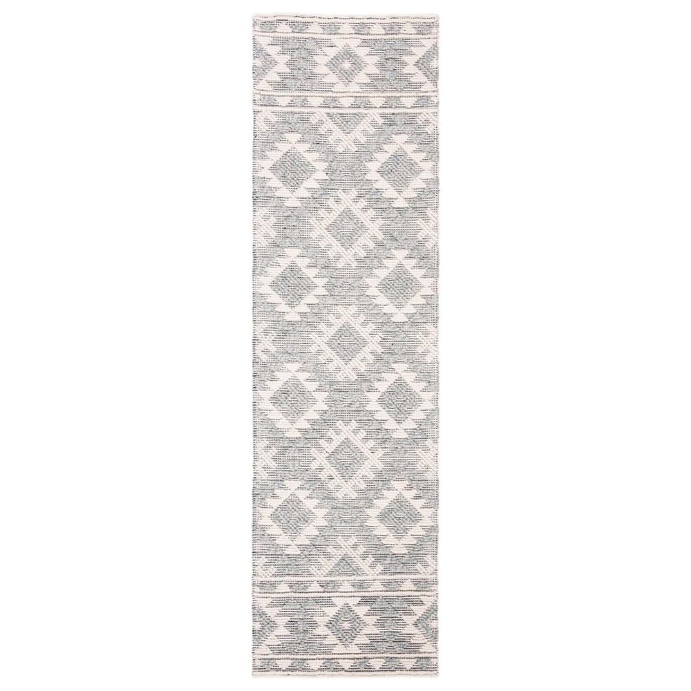 Safavieh Natura 2"3" x 8" Cream, Gray and Aqua Runner, , large