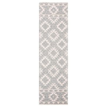 Safavieh Natura 2"3" x 8" Cream, Gray and Aqua Runner, , large