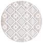 Safavieh Marrakesh Southwestern 6"7" Round Grey and Multicolor Area Rug, , large