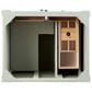 James Martin Vanities Brittany 30" Single Bathroom Vanity in Sage Green with 3 cm Victorian Silver Quartz Top and Rectangular Sink, , large