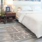 Nourison Luna 2" x 3" Grey and Silver Area Rug, , large