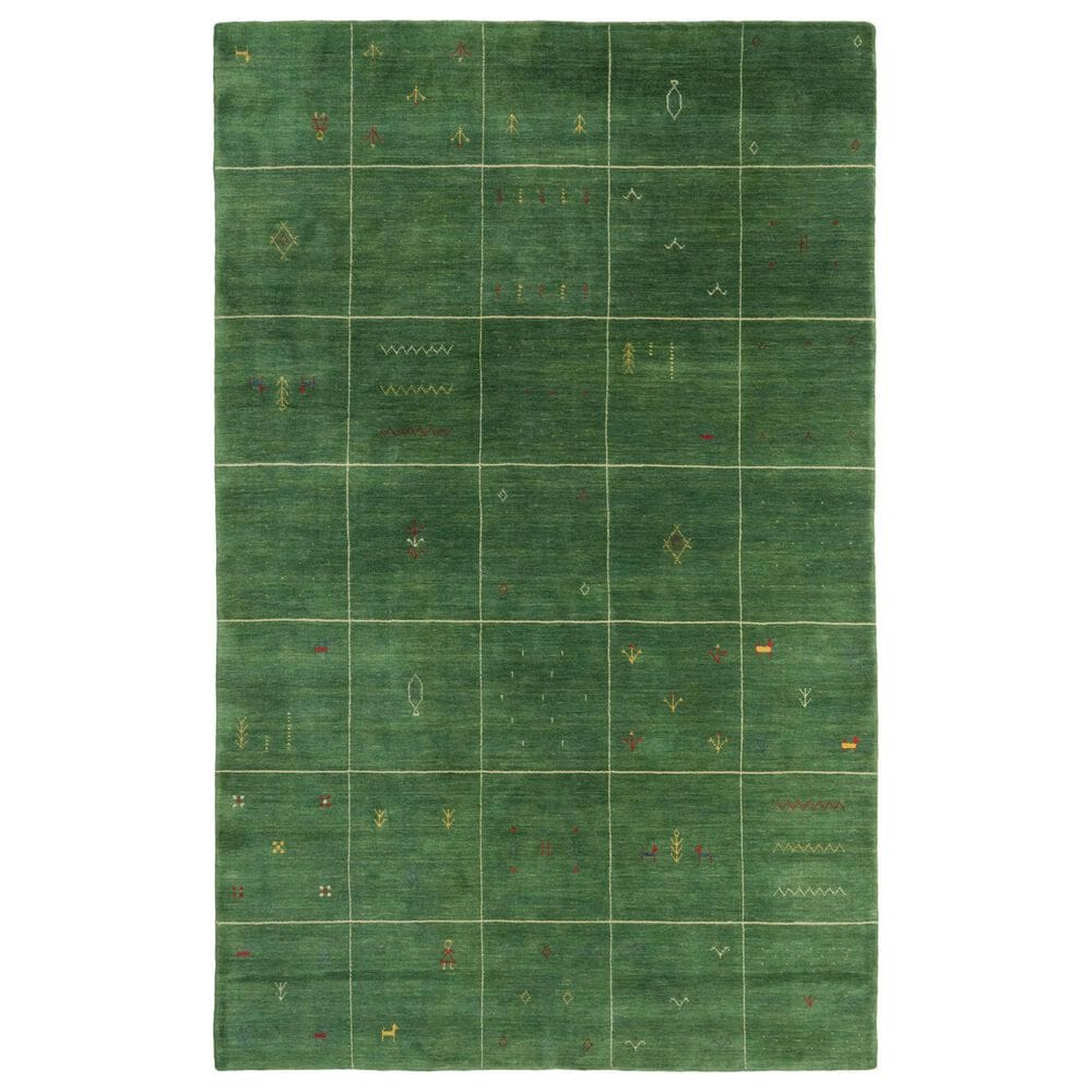 Capel Zagros 3493RS10001400220 10" 0" x 14" 0" Verdant Green Area Rug, , large