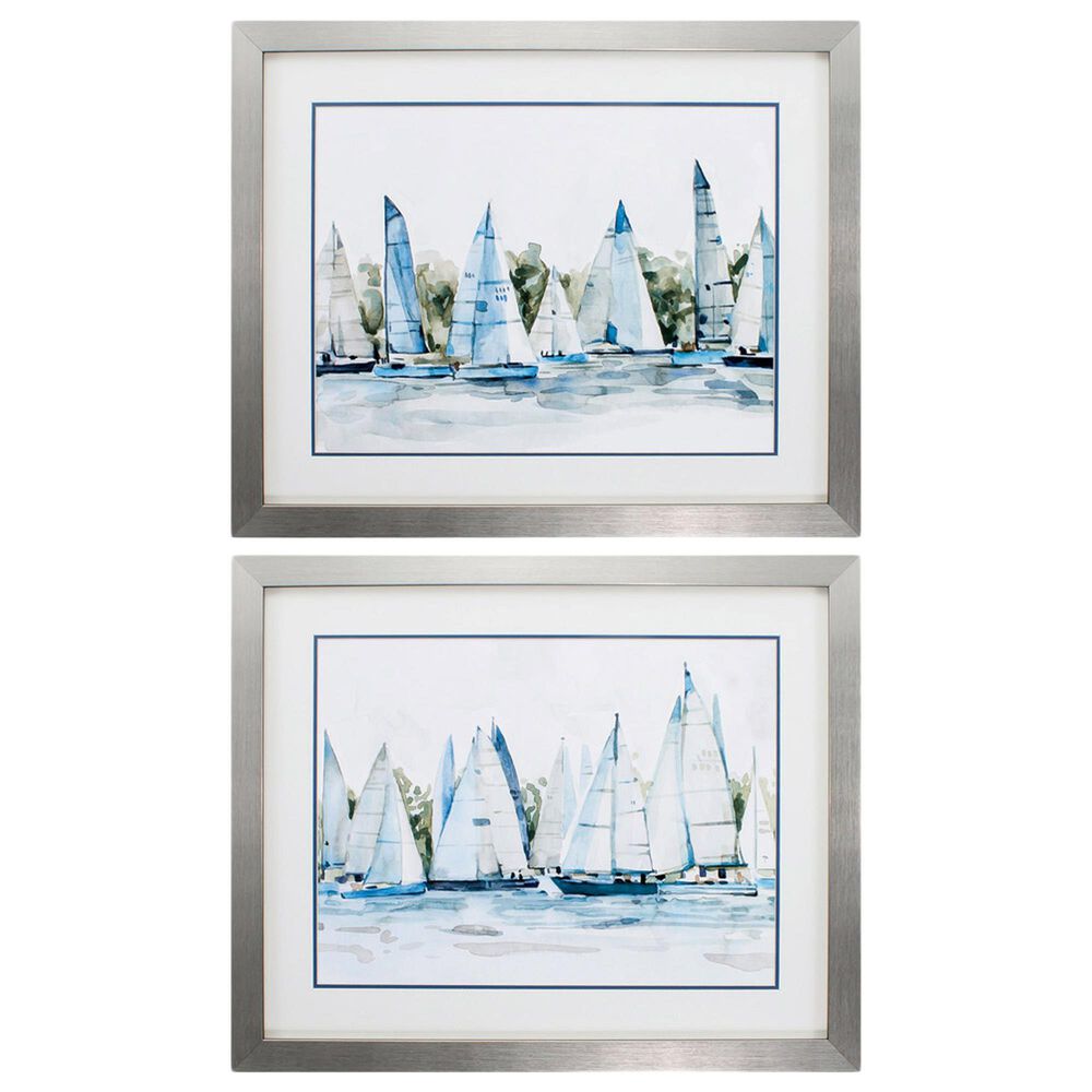 Propac Pastel Marina Wall Art in Blue (Set of 2), , large