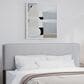 The Monday Company Emslie Upholstered Pillow Headboard in Light Gray, , large