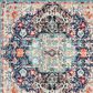 Safavieh Madison MAD447Z 2"2" x 4" Black and Teal Scatter Rug, , large