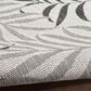 Nourison Garden Oasis Nature Grey 6" x 9" Indoor/Outdoor Area Rug, , large