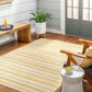 Surya Eagean EAG-2424 Mustard and Ivory 7"10" x 10"2" Indoor/Outdoor Area Rug, , large