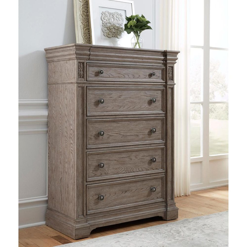Chapel Hill Kingsbury Chest in Gray and Brown, , large