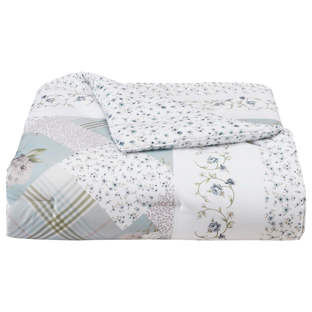 Royal Court Bungalow 4-Piece Full Comforter Set in Spa, , large
