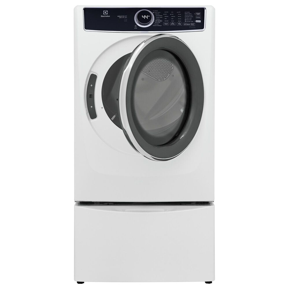 Electrolux 8 Cu. Ft. Front Load Gas Dryer with LuxCare in White, , large