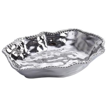 Pampa Bay Serving Bowl in Silver, , large