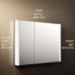 Kohler Maxstow 32" x 24" Lighted Medicine Cabinet in Dark Anodized Aluminum, , large
