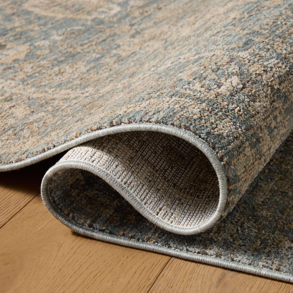 Loloi Priscilla Blue and Sand 9&#39;3&quot; x 13&#39; Area Rug, , large