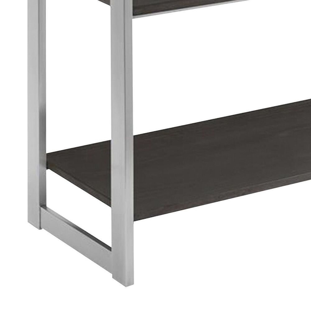 37B Paradox Sofa Table in Pearl White, Roasted Almond and Brushed Platinum, , large