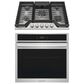 Frigidaire Gallery 2-Piece Kitchen Package with 30" Single Electric Wall Oven and 30" Gas Cooktop in Stainless Steel, , large