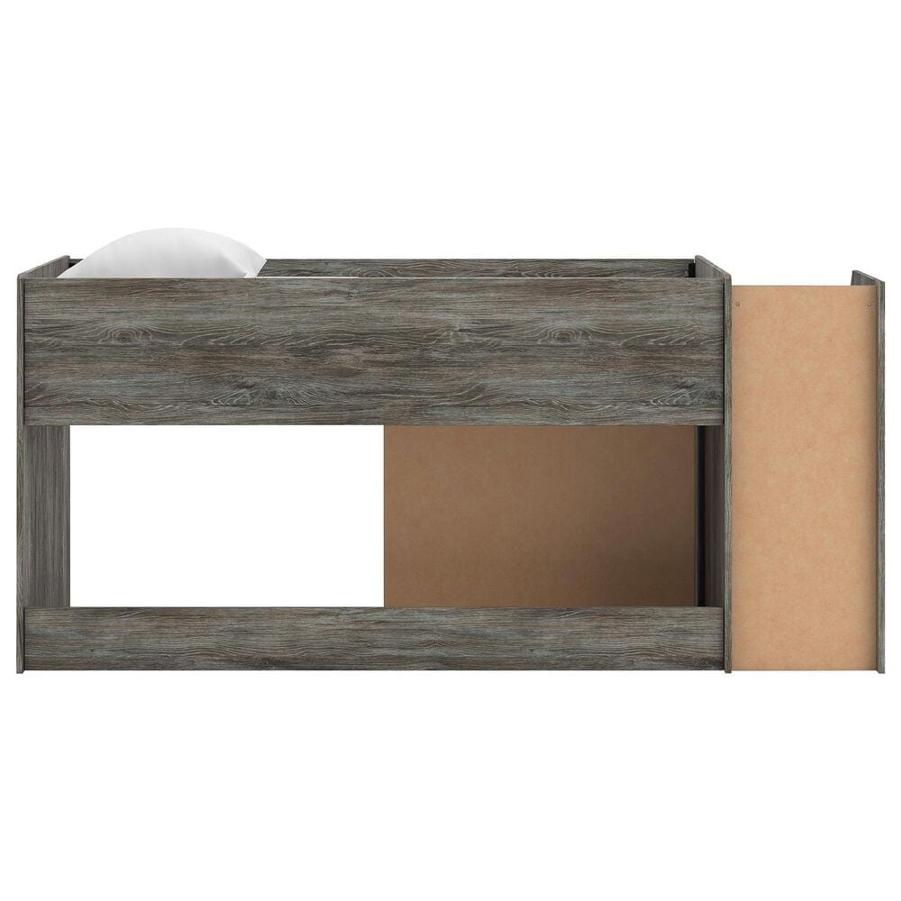 Ashley Frandern Twin Loft Bed with Drawer Storage in Gray, , large