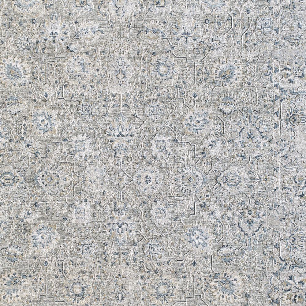 Surya Brunswick Light Gray, Charcoal, Cream, Dark Blue, Blue and Mustard 7&#39;10&quot; x 10&#39;2&quot; Area Rug, , large