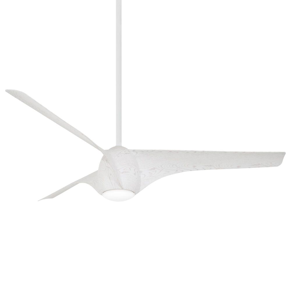Minka-Aire Airewave 65" Ceiling Fan with LED Light in Sterling Maple, , large