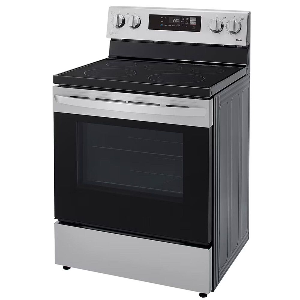 LG 6.3 cu ft. Smart Wi-Fi Enabled Electric Range with EasyClean in Stainless Steel, , large