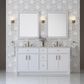James Martin Bellshire 72" Double Bathroom Vanity in Bright White with 3 cm Eternal Jasmine Pearl Silestone Top and Rectangular Sinks, , large