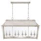 Golden Lighting Abingdon 8-Light Linear Pendant in Antique Ivory, , large