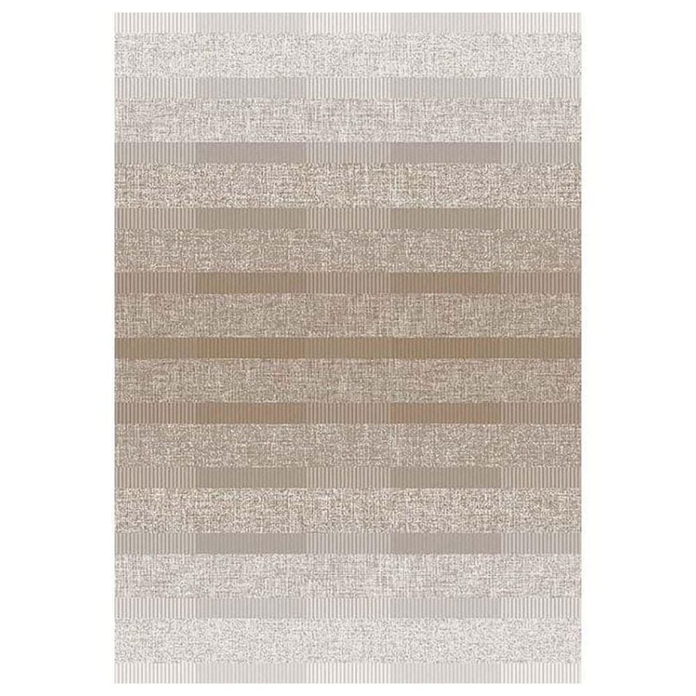 Central Oriental Landscape Xander 7"10" x 9"10" Mochalatte and Sandstone Area Rug, , large