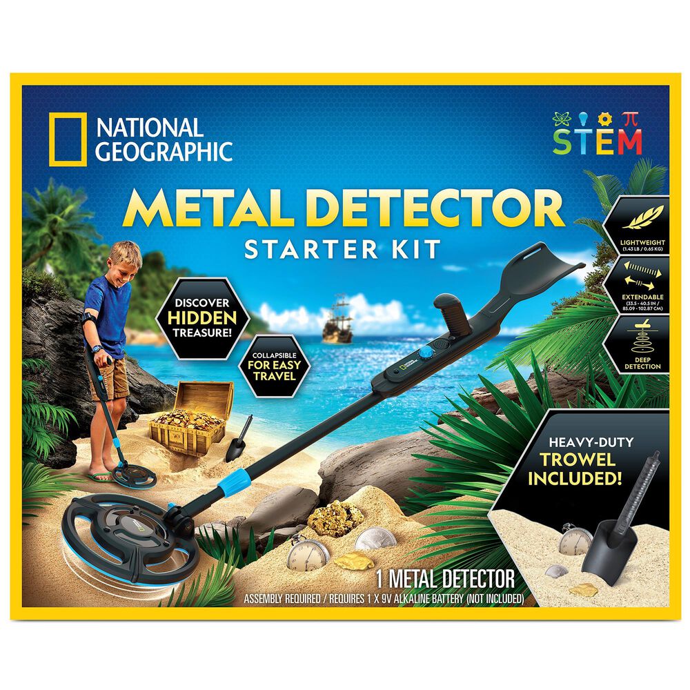 National Geographic Metal Detector Starter Kit, , large