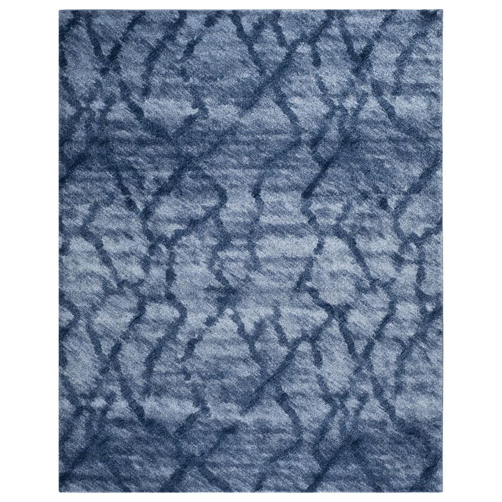 Safavieh Retro RET2144-6570 10" x 14" Blue and Dark Blue Area Rug, , large