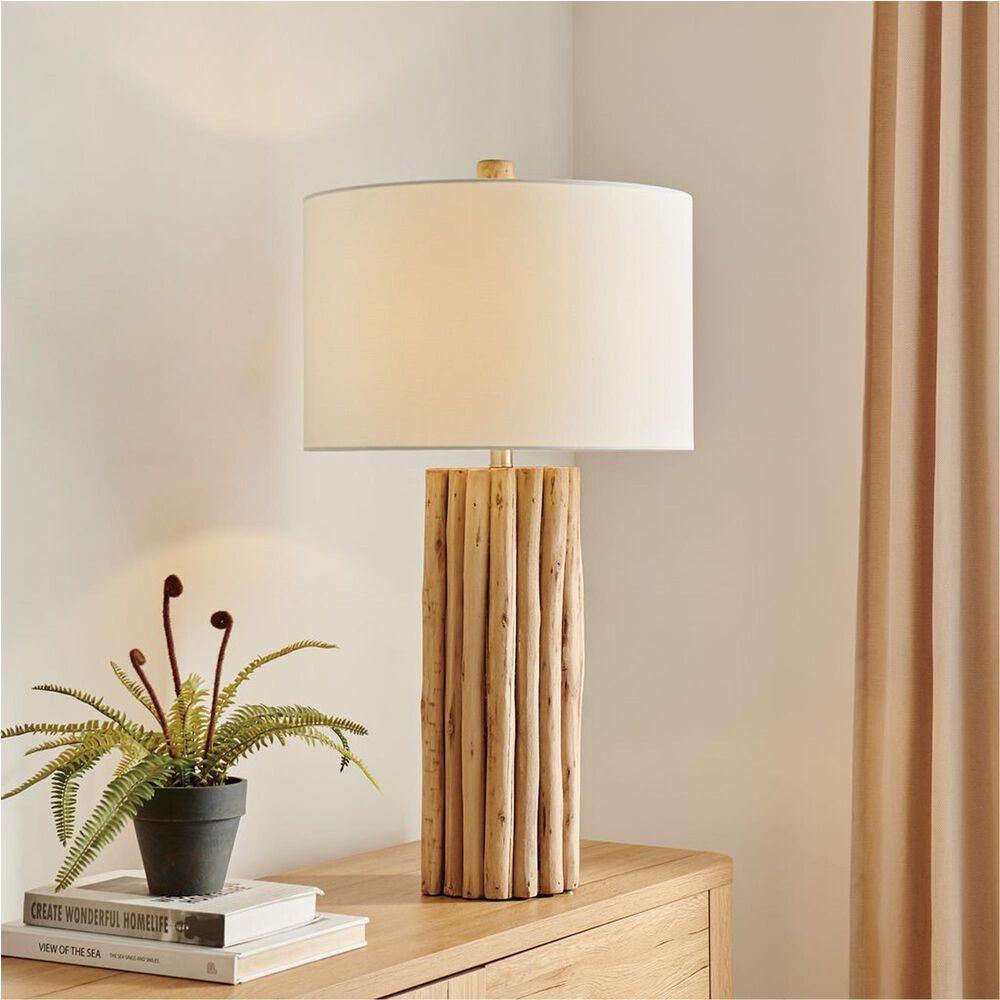 Lite Source Table Lamp in Driftwood, , large