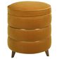 Jennifer Taylor Home Midas Storage Ottoman in Rich Yellow Velvet, , large