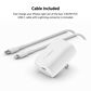 Belkin BoostCharge 20W USB-C PPS Wall Charger with Type C to Lighting Cable in White, , large