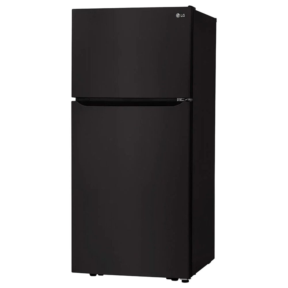 LG 20 Cu. Ft. Top Freezer Refrigerator in Smooth Black, , large