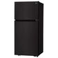 LG 20 Cu. Ft. Top Freezer Refrigerator in Smooth Black, , large
