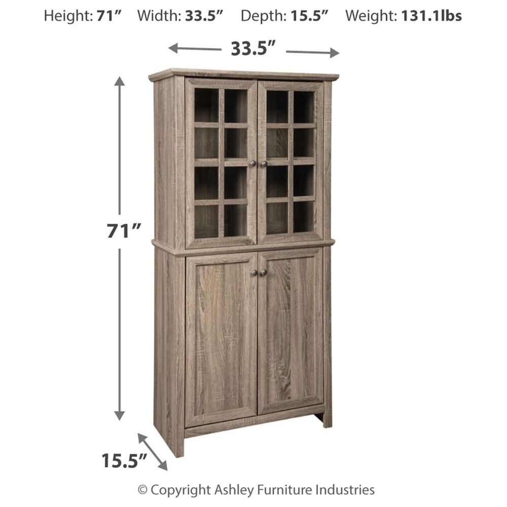 Signature Design by Ashley Drewmore Accent Cabinet in Gray, , large