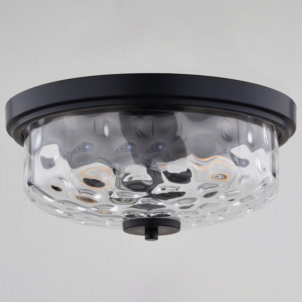 Vaxcel Northlake 2-Light Flush Mount in Matte Black, , large