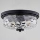 Vaxcel Northlake 2-Light Flush Mount in Matte Black, , large