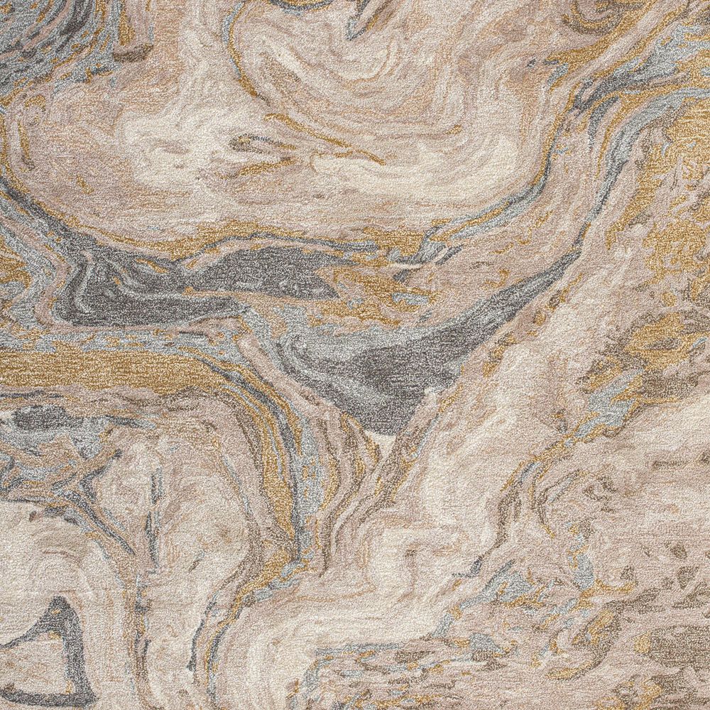 Surya Kavita Khaki, Prairie Dust, Ash and Nickel 12' x 15' Area Rug, , large