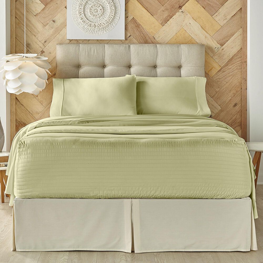 J. Queen New York Royal Fit 3-Piece Twin Sheet Set in Sage, , large