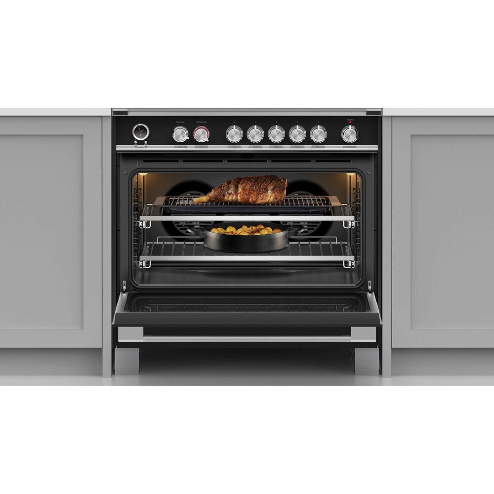 Fisher and Paykel 36" Induction Range with SmartZone in Stainless Steel