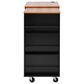 HOMLUX 86" Kitchen Island with Extendable Dining Table in Black, , large