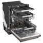 LG 24" Built-In Bar Handle Dishwasher with 3rd Rack in Black Stainless Steel, , large