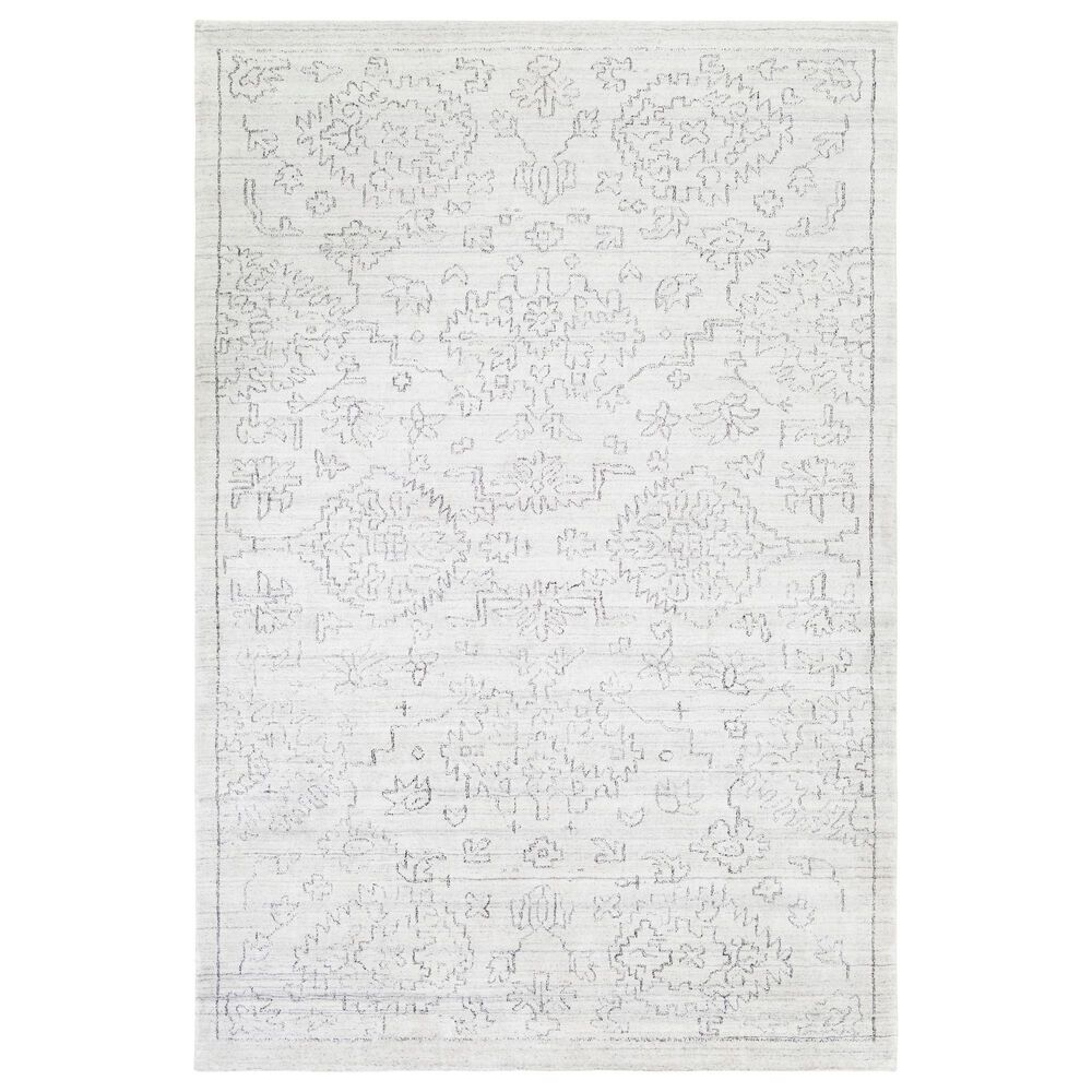 Surya Hightower 2" x 3" White and Black Area Rug, , large